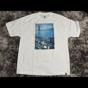XL - Fallen Men's White FTC Vivere Est Vincere T-Shirt‎ Short Sleeve Graphic